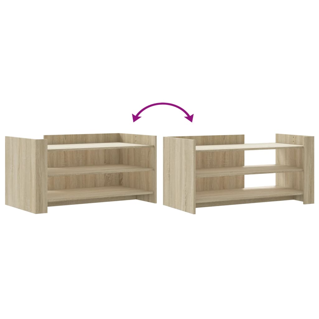 Table basse chêne sonoma 100x50x50 cm bois d’ingénierie - Tables basses