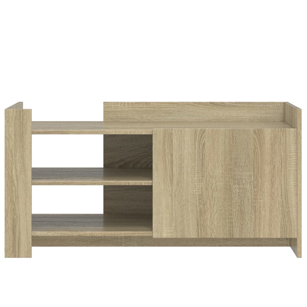 Table basse chêne sonoma 100x50x50 cm bois d’ingénierie - Tables basses