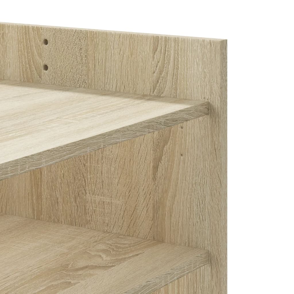 Table basse chêne sonoma 100x50x50 cm bois d’ingénierie - Tables basses