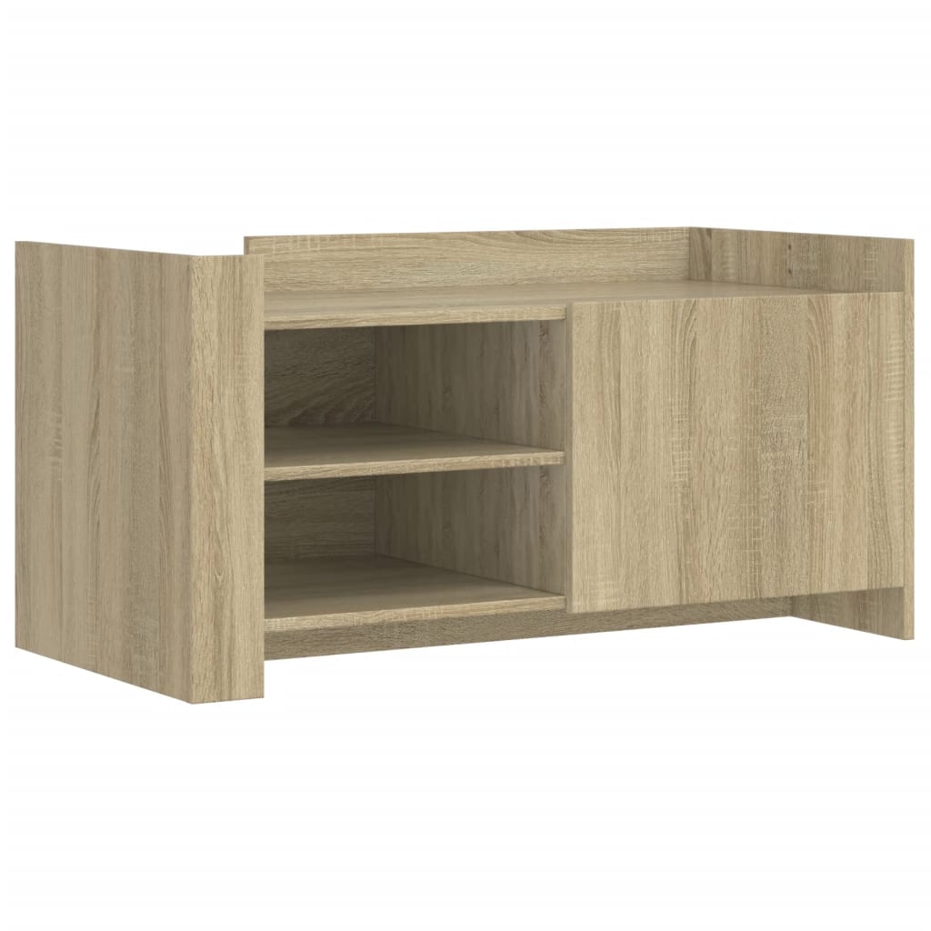 Table basse chêne sonoma 100x50x50 cm bois d’ingénierie - Tables basses