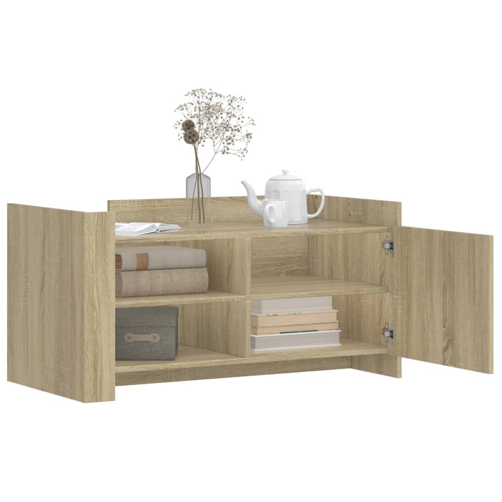 Table basse chêne sonoma 100x50x50 cm bois d’ingénierie - Tables basses