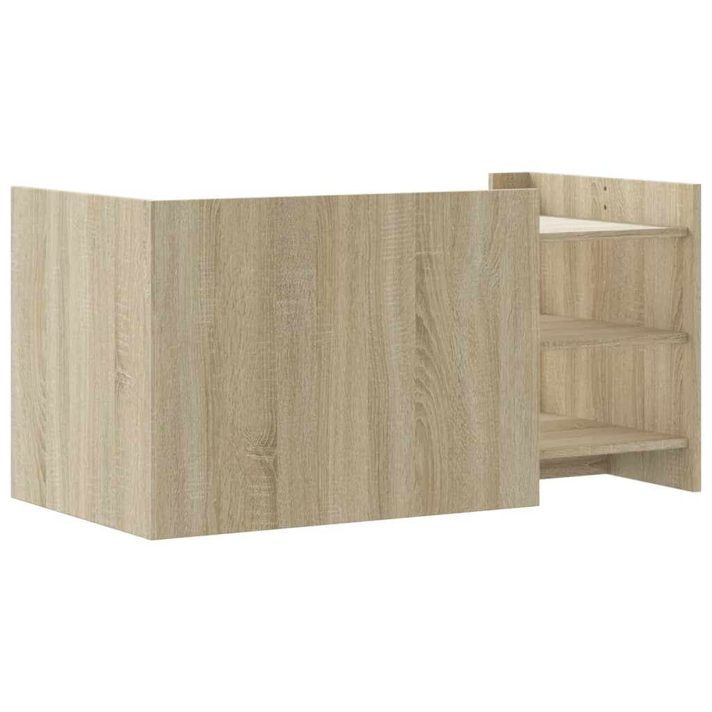 Table basse chêne sonoma 100x50x50 cm bois d’ingénierie - Tables basses