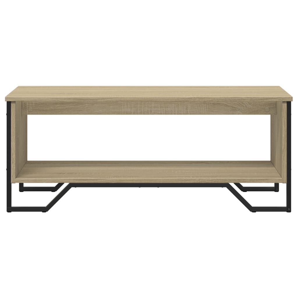 Table basse chêne sonoma 100x51x40 cm bois d’ingénierie - Tables basses