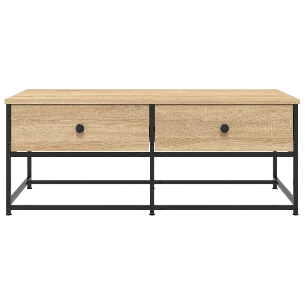 Table basse chêne sonoma 100x51x40 cm bois d’ingénierie - Tables basses