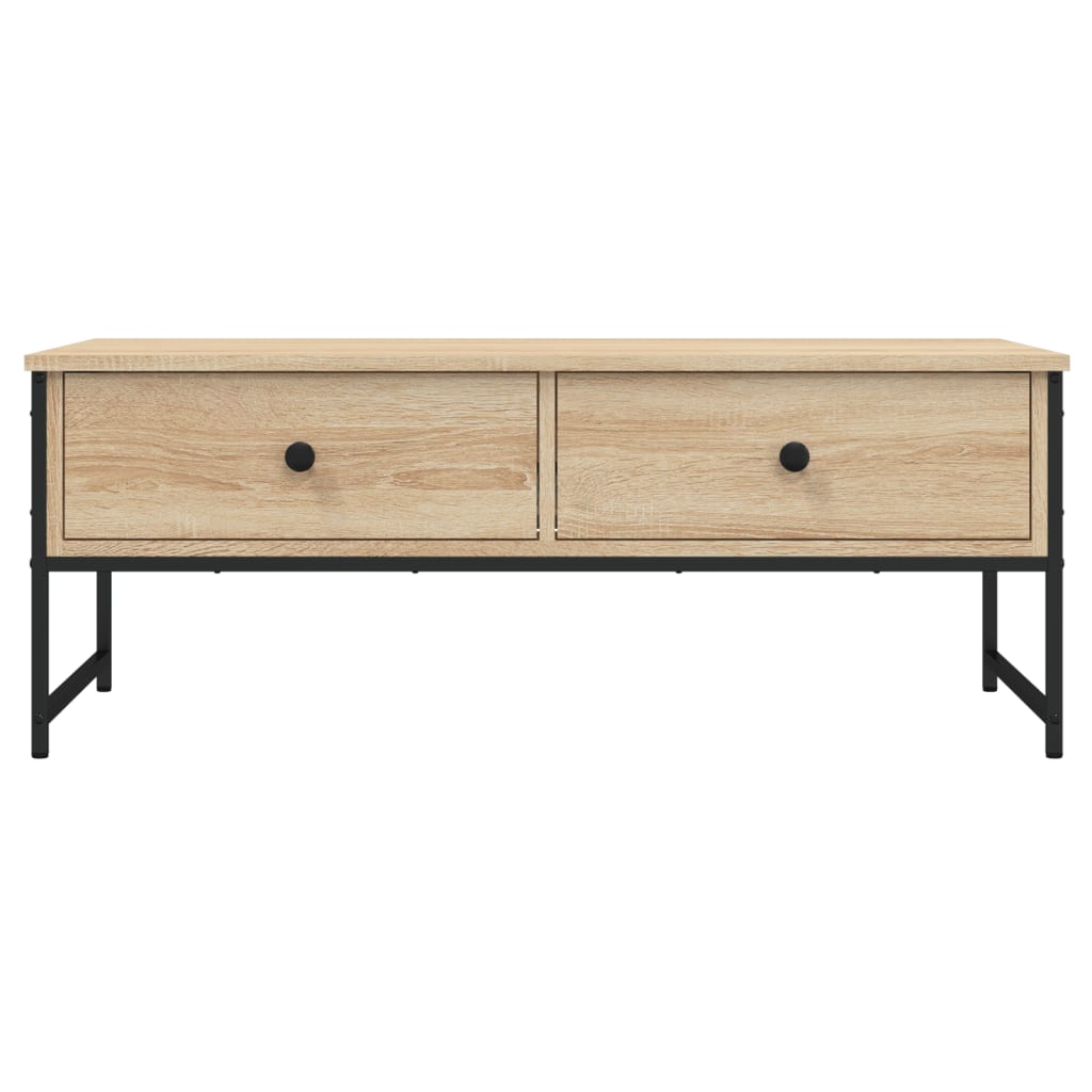 Table basse chêne sonoma 101x49x39,5 cm bois d’ingénierie - Tables basses