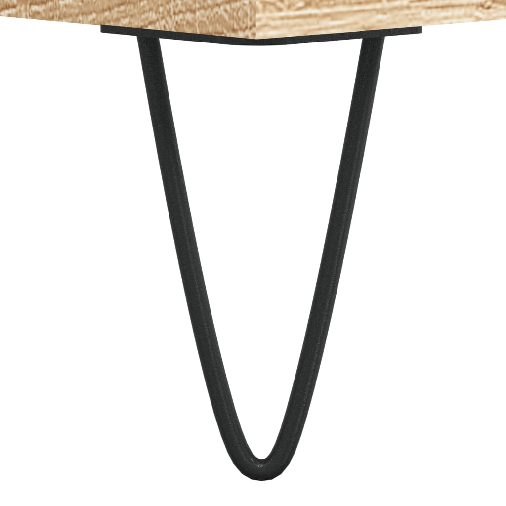 Table basse chêne sonoma 102x44,5x50 cm bois d’ingénierie - Tables basses