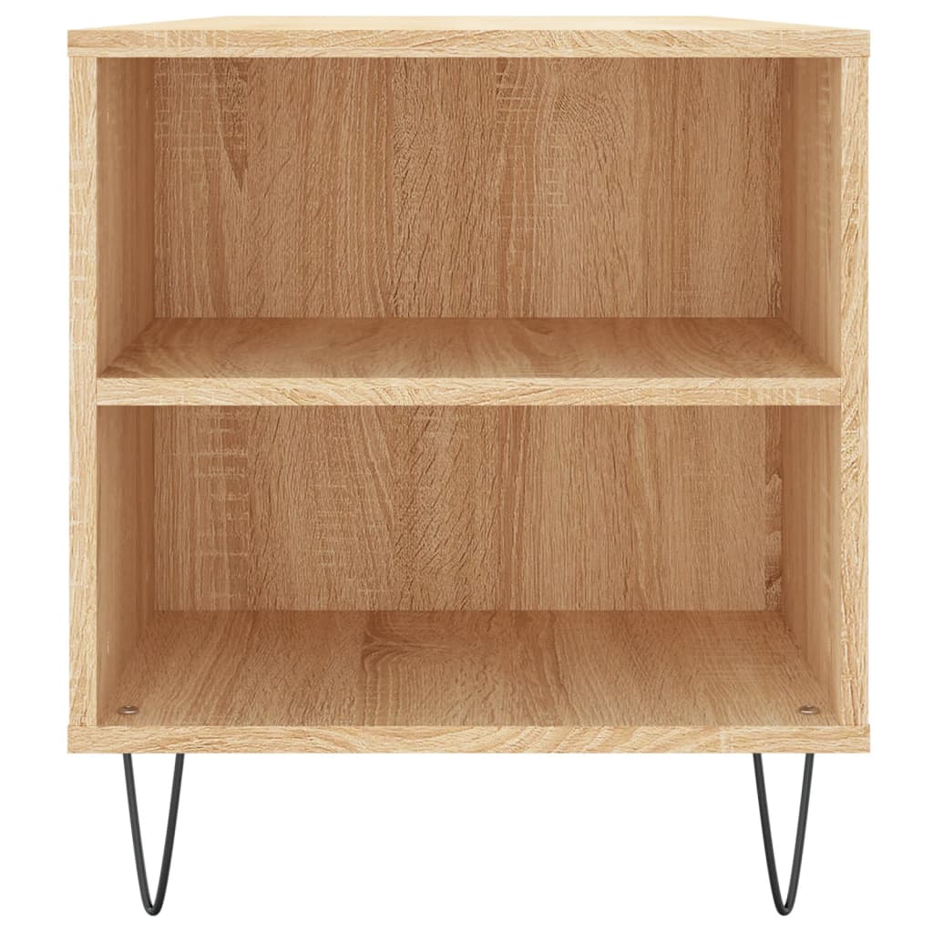 Table basse chêne sonoma 102x44,5x50 cm bois d’ingénierie - Tables basses