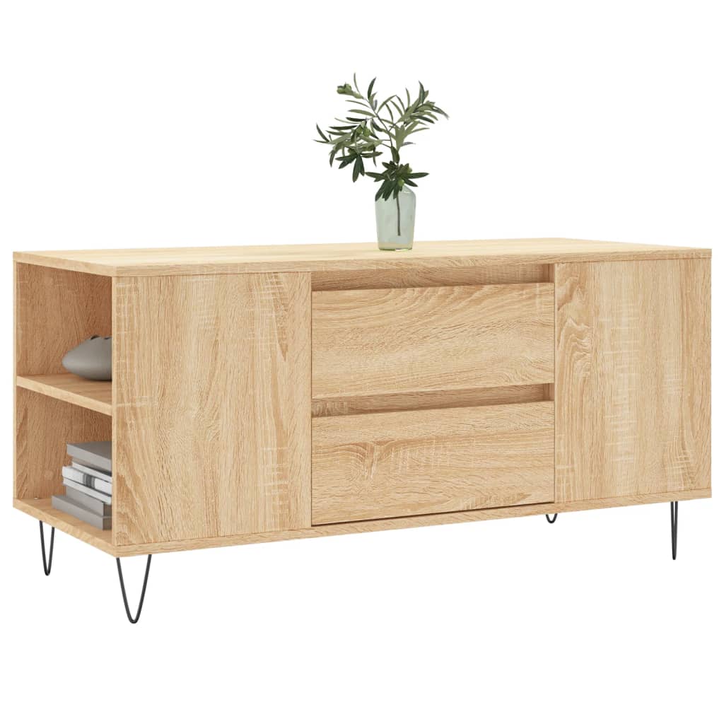 Table basse chêne sonoma 102x44,5x50 cm bois d’ingénierie - Tables basses