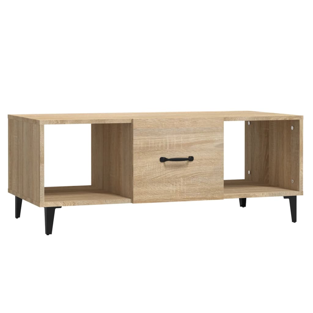 Table basse Chêne sonoma 102x50x40 cm Bois d’ingénierie - Tables basses