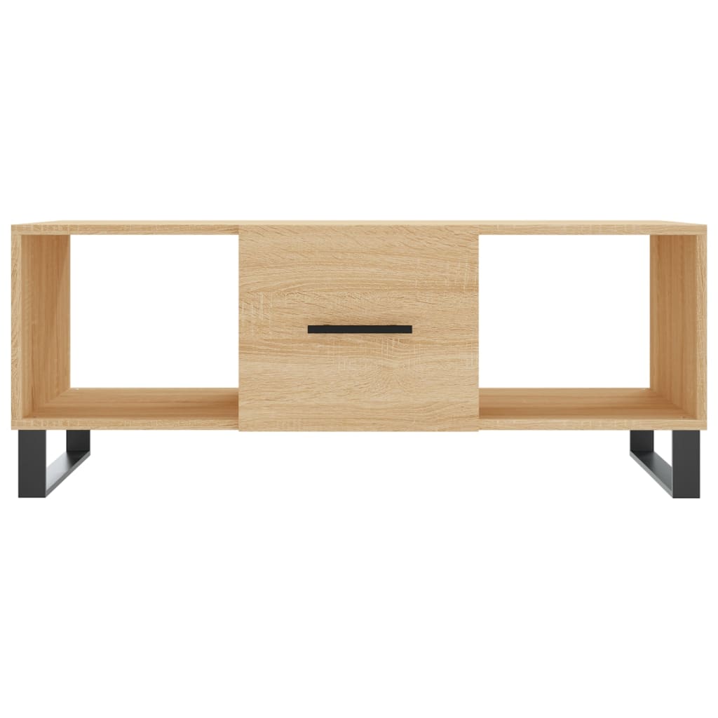 Table basse chêne sonoma 102x50x40 cm bois d’ingénierie - Tables basses