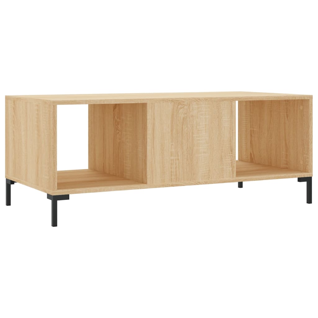 Table basse chêne sonoma 102x50x40 cm bois d’ingénierie - Tables basses