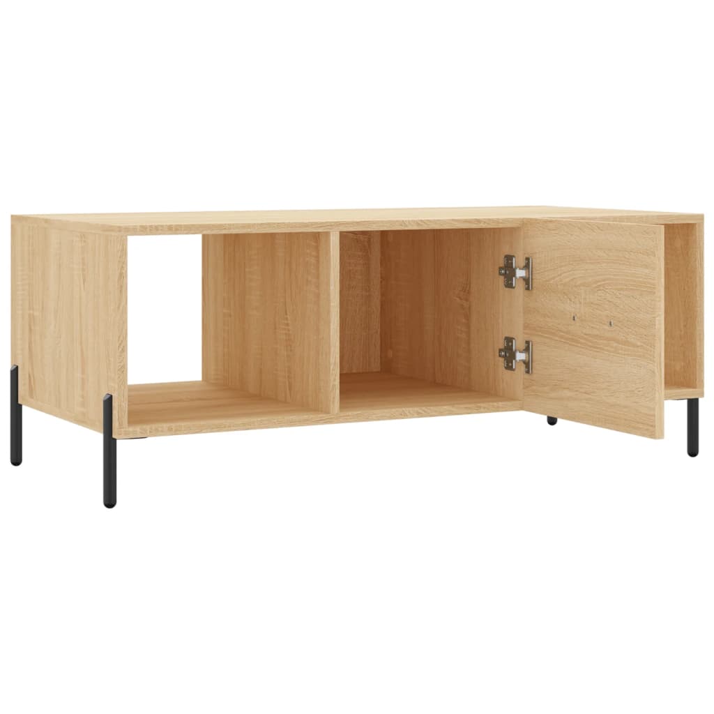 Table basse chêne sonoma 102x50x40 cm bois d’ingénierie - Tables basses