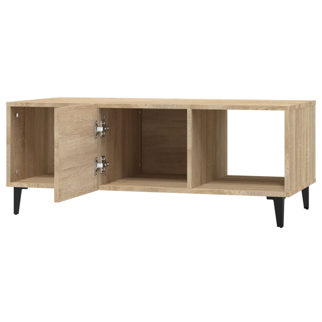 Table basse Chêne sonoma 102x50x40 cm Bois d’ingénierie - Tables basses