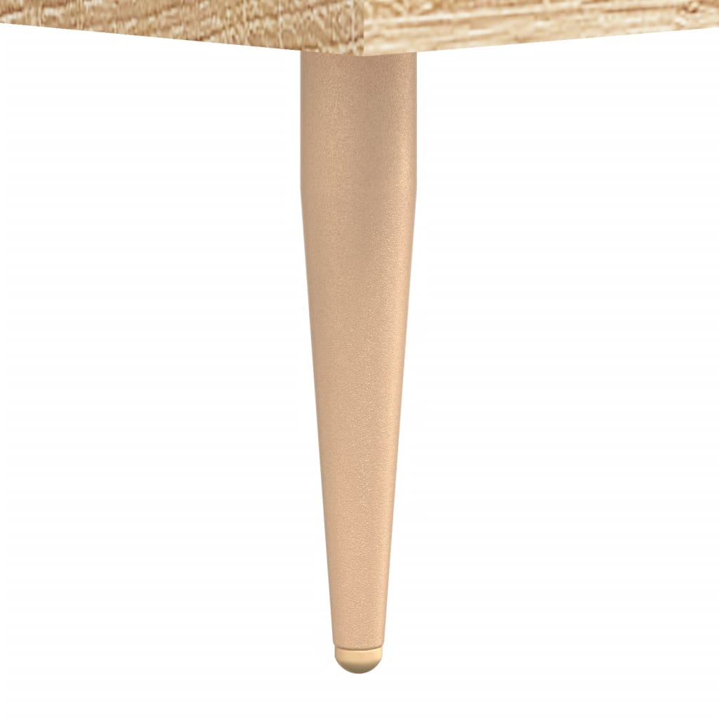 Table basse chêne sonoma 102x50x40 cm bois d’ingénierie - Tables basses