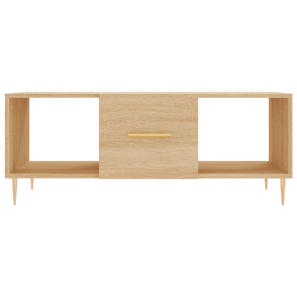 Table basse chêne sonoma 102x50x40 cm bois d’ingénierie - Tables basses