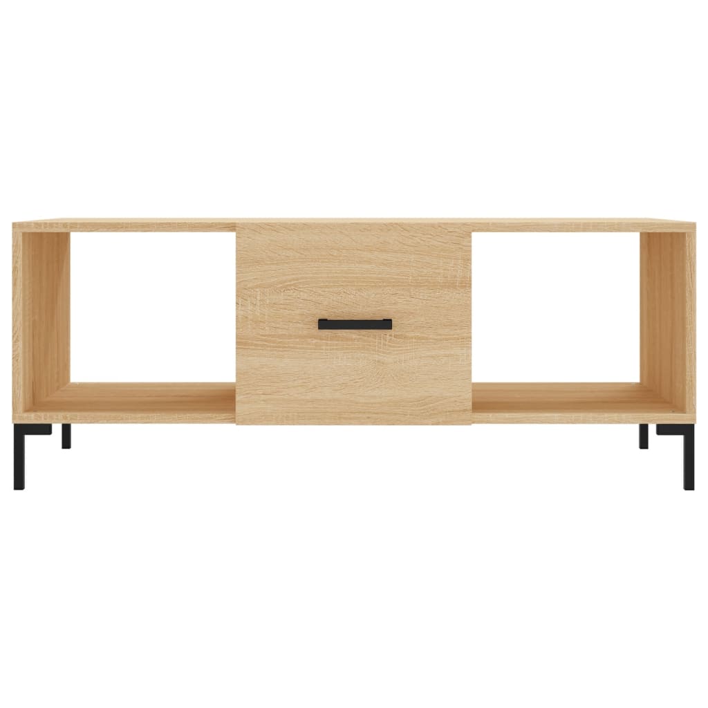 Table basse chêne sonoma 102x50x40 cm bois d’ingénierie - Tables basses