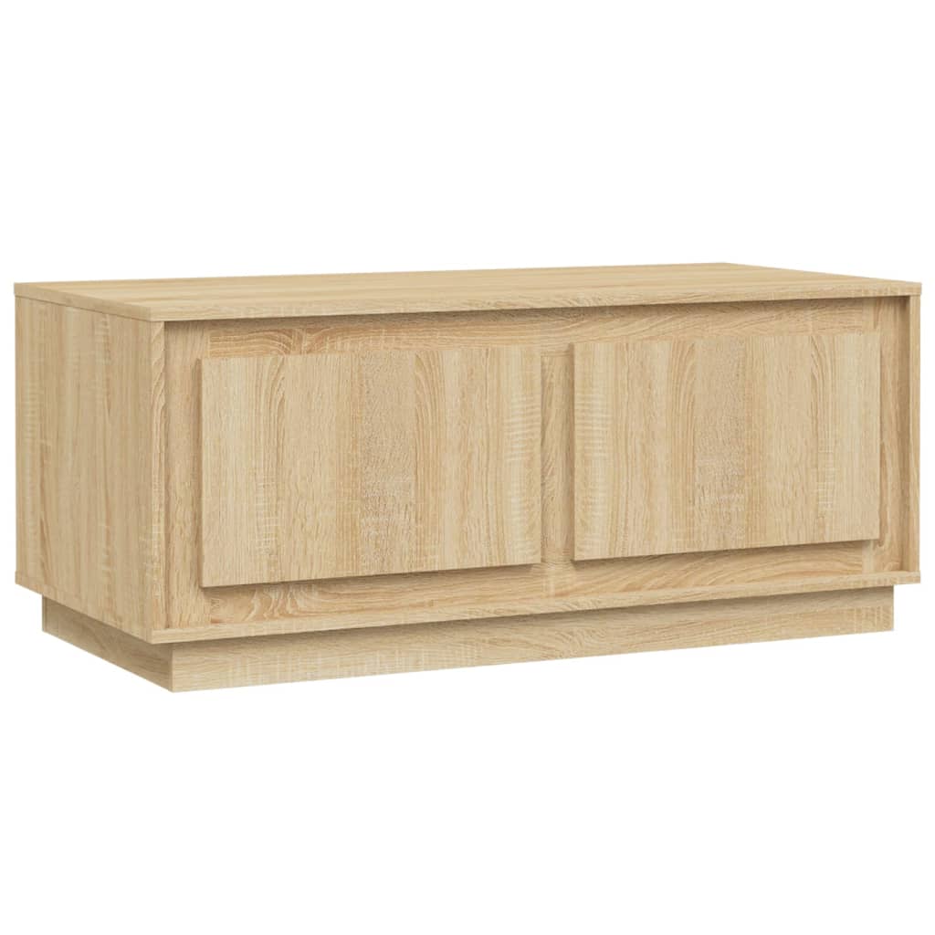Table basse chêne sonoma 102x50x44 cm bois d’ingénierie - Tables basses