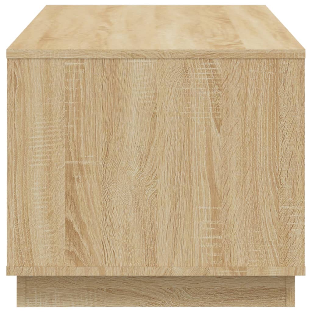 Table basse chêne sonoma 102x50x44 cm bois d’ingénierie - Tables basses