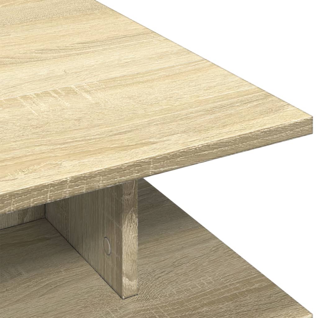 Table basse chêne sonoma 102x55x35 cm bois d’ingénierie - Tables basses