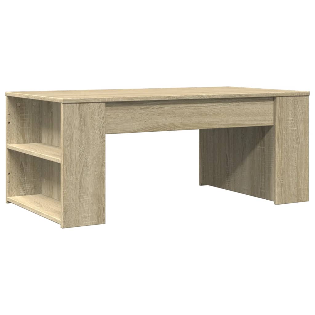 Table basse chêne sonoma 102x55x42 cm bois d’ingénierie - Tables basses