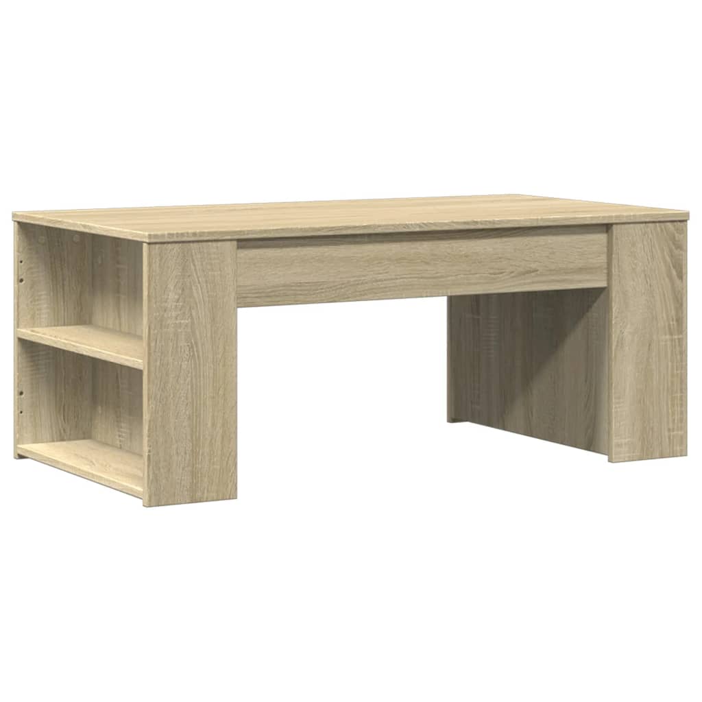 Table basse chêne sonoma 102x55x42 cm bois d’ingénierie - Tables basses