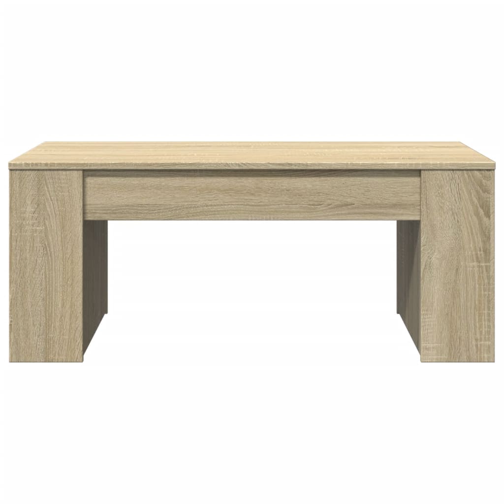 Table basse chêne sonoma 102x55x42 cm bois d’ingénierie - Tables basses