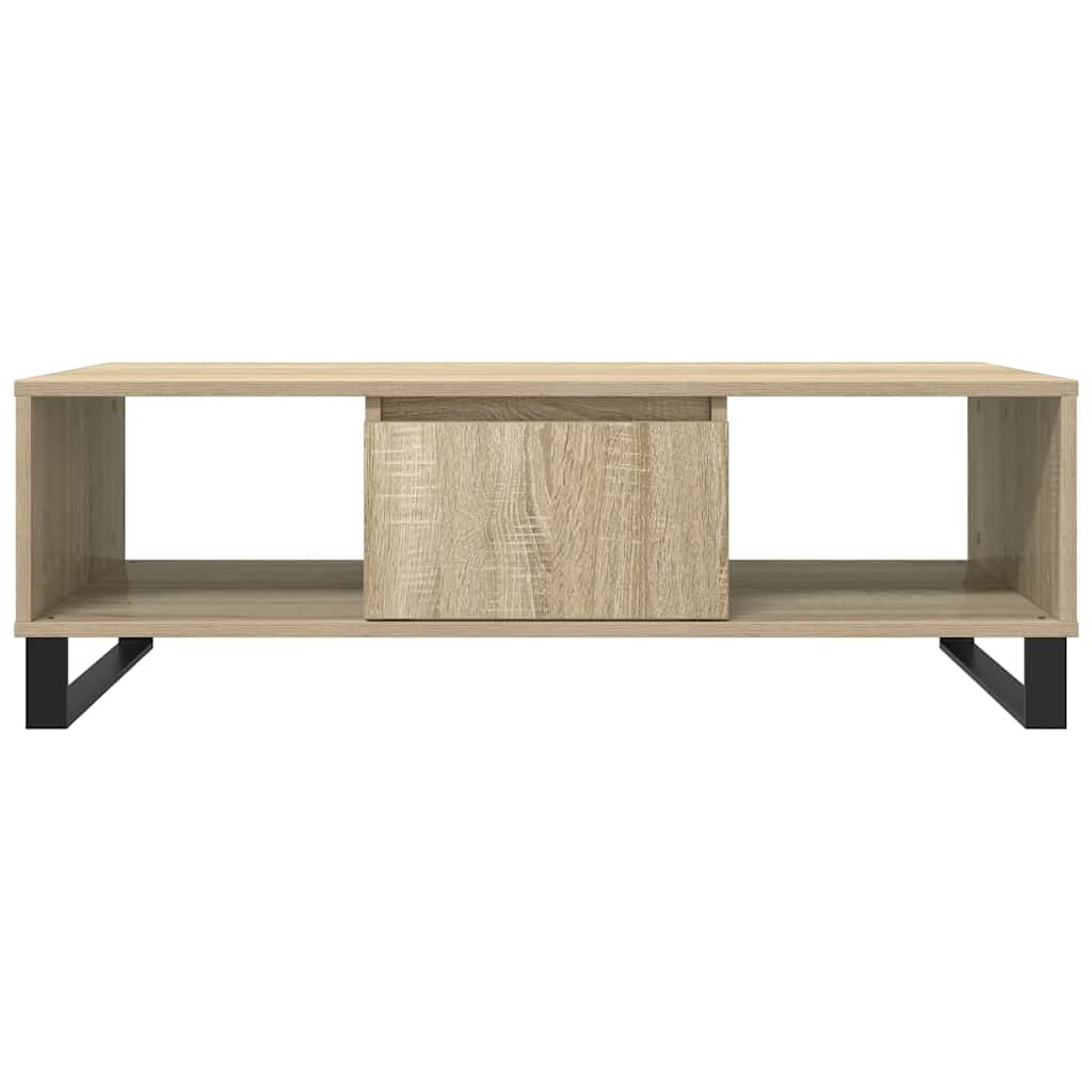 Table basse chêne sonoma 104x60x35 cm bois d’ingénierie - Tables basses