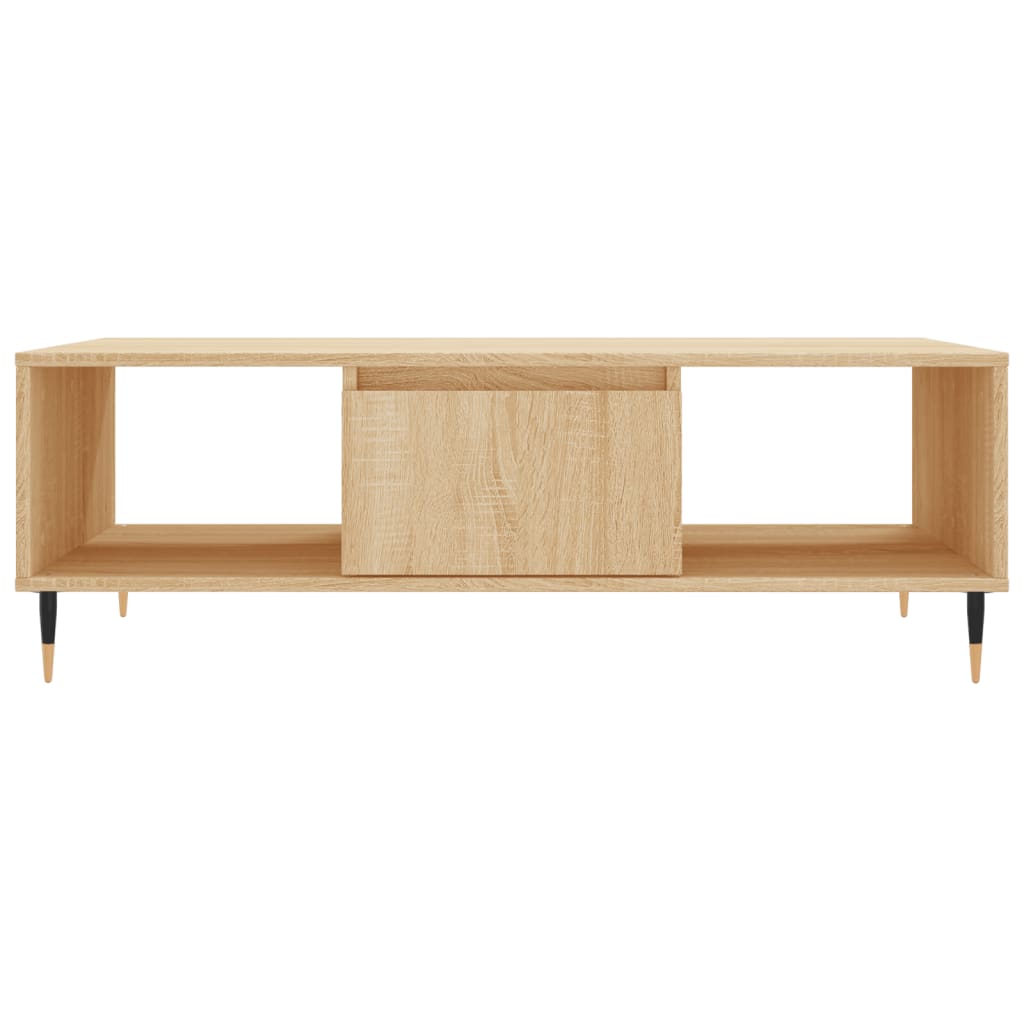 Table basse chêne sonoma 104x60x35 cm bois d’ingénierie - Tables basses