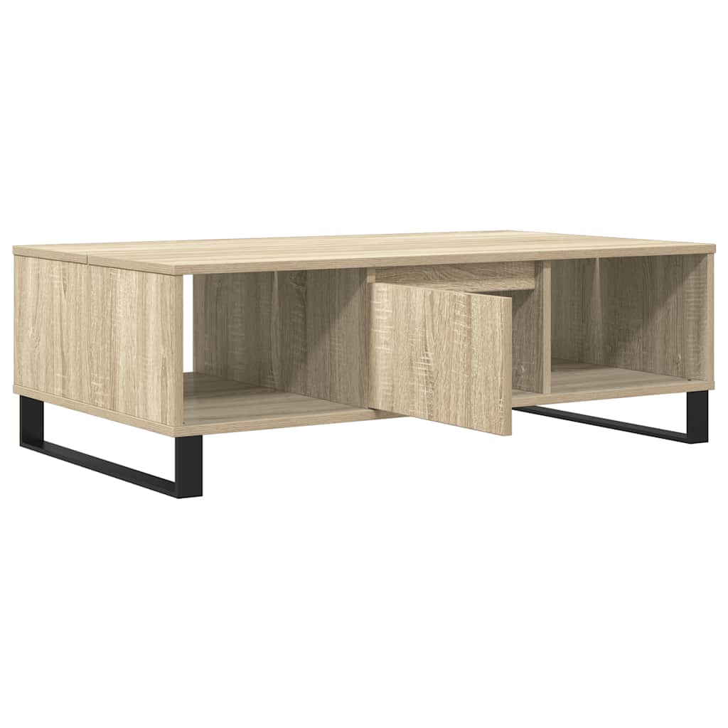 Table basse chêne sonoma 104x60x35 cm bois d’ingénierie - Tables basses