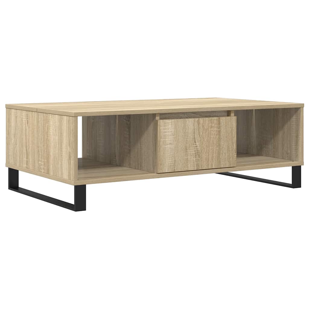Table basse chêne sonoma 104x60x35 cm bois d’ingénierie - Tables basses