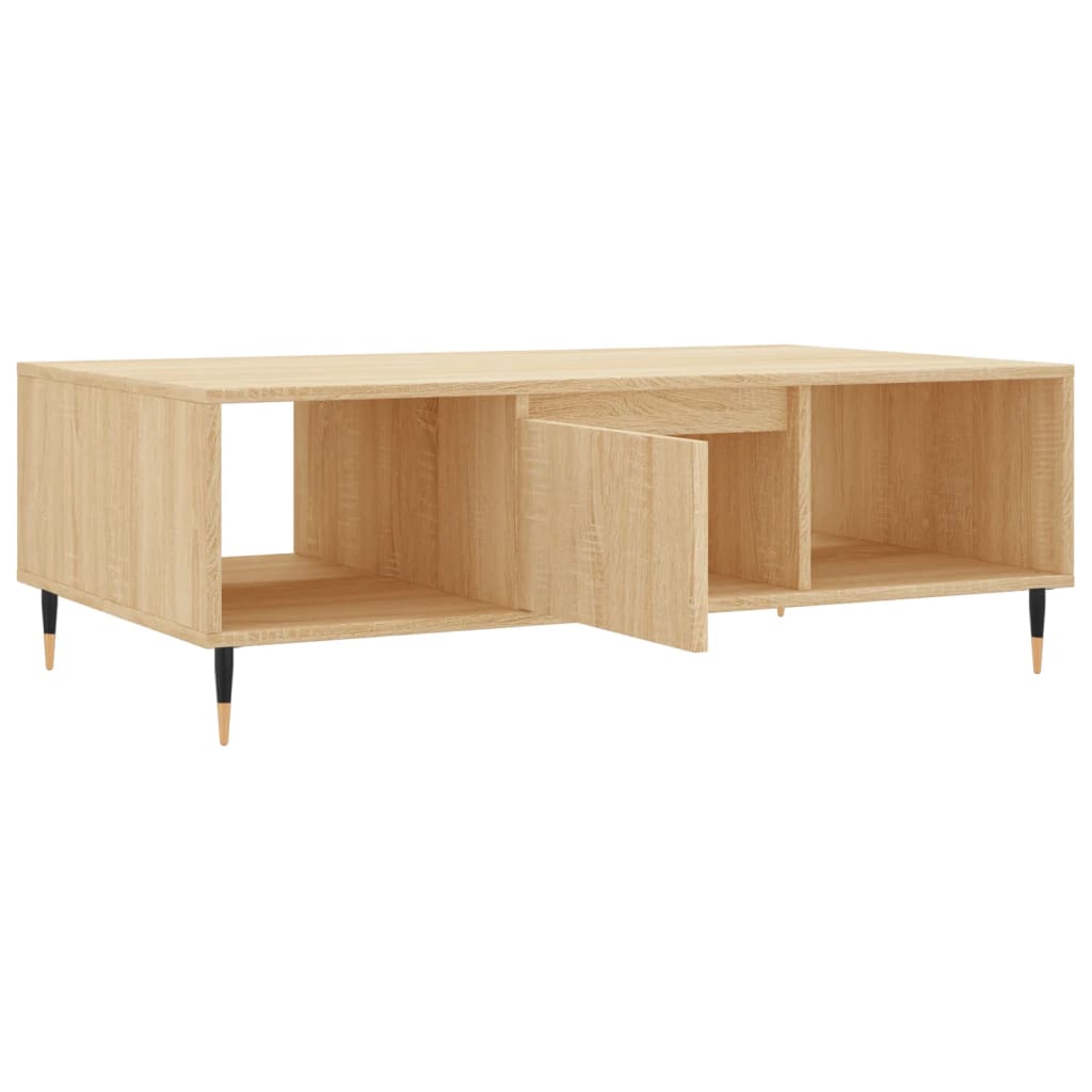 Table basse chêne sonoma 104x60x35 cm bois d’ingénierie - Tables basses