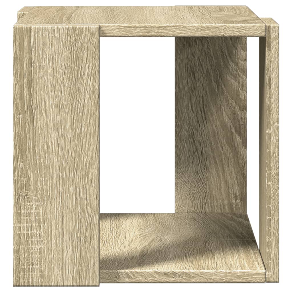Table basse chêne sonoma 32x32x30 cm bois d’ingénierie - Tables basses