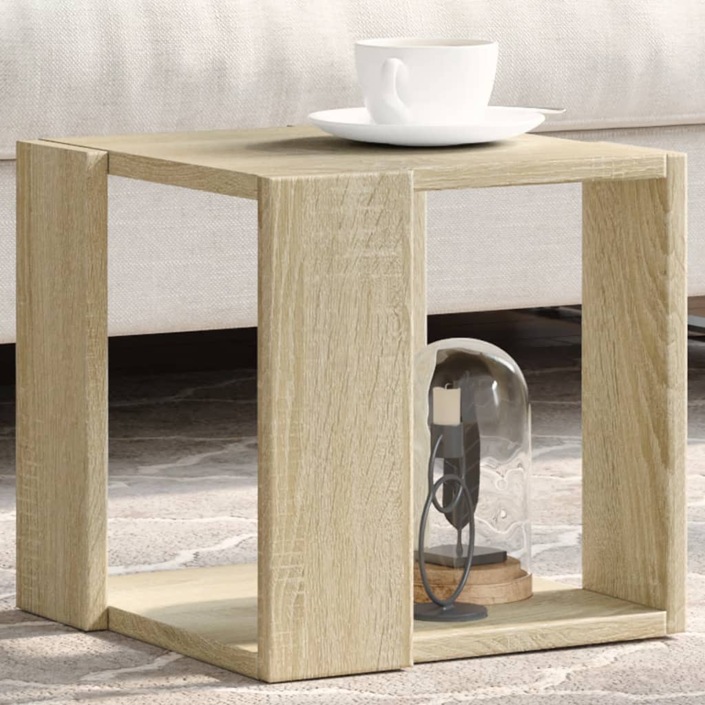 Table basse chêne sonoma 32x32x30 cm bois d’ingénierie - Tables basses