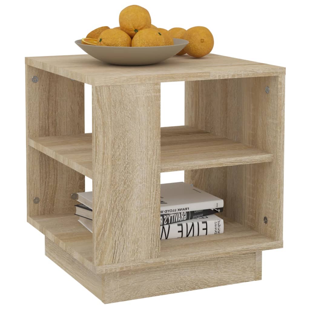 Table basse chêne sonoma 40x40x43 cm bois d’ingénierie - Tables basses