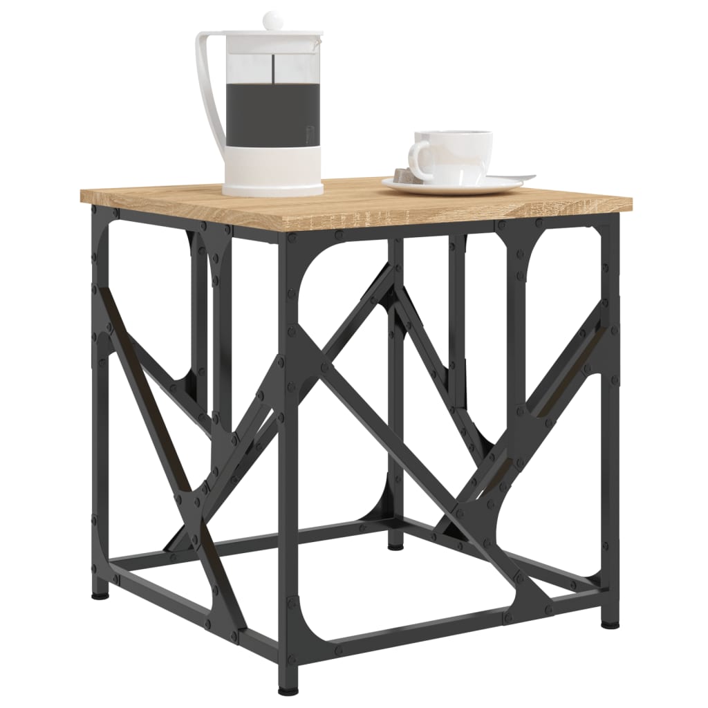 Table basse chêne sonoma 45x45x47,5 cm bois d’ingénierie - Tables basses
