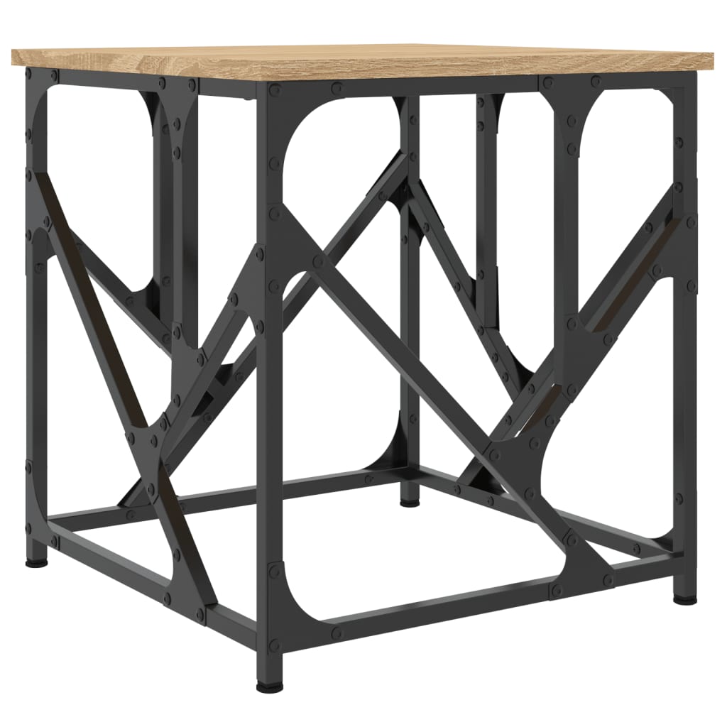 Table basse chêne sonoma 45x45x47,5 cm bois d’ingénierie - Tables basses