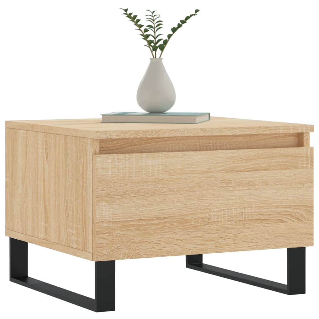 Table basse chêne sonoma 50x46x35 cm bois d’ingénierie - Tables basses