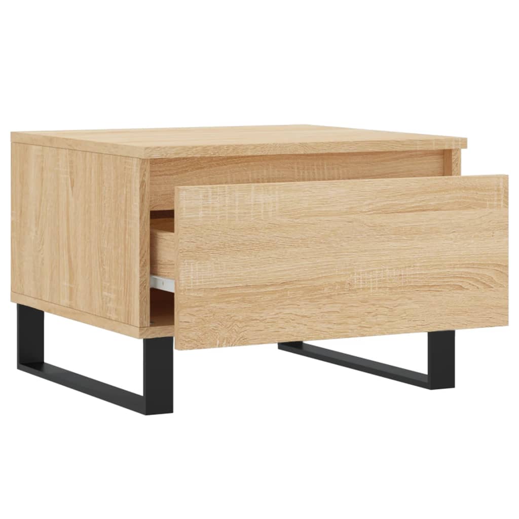 Table basse chêne sonoma 50x46x35 cm bois d’ingénierie - Tables basses
