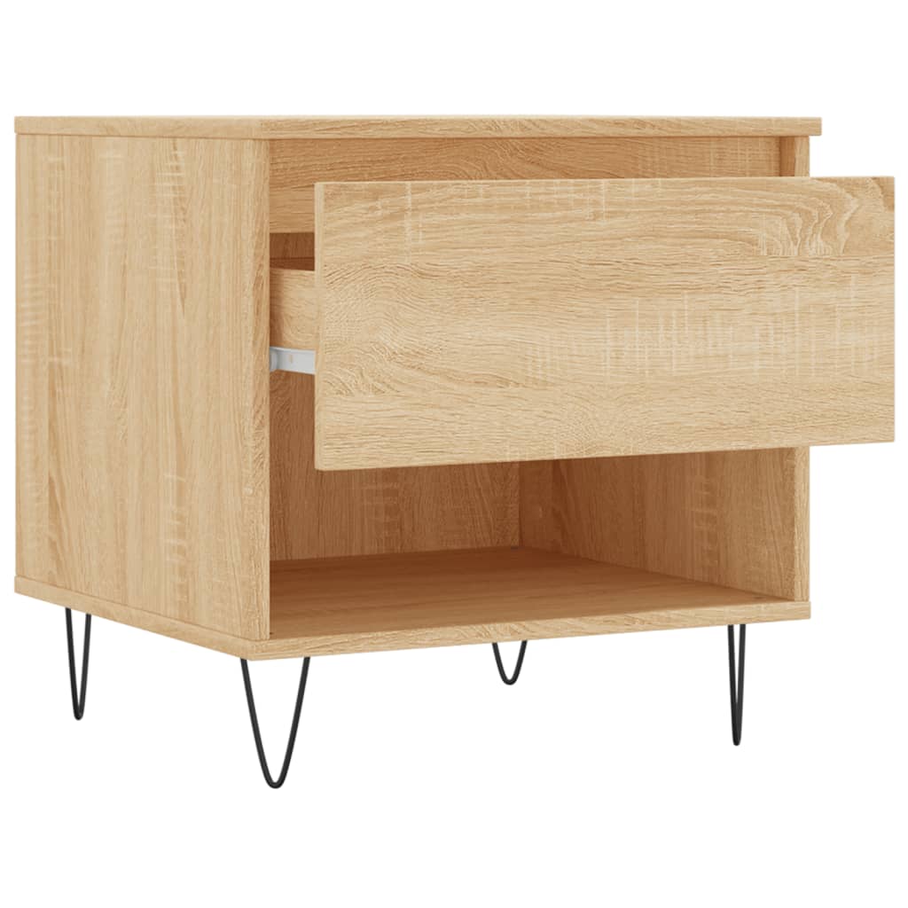 Table basse chêne sonoma 50x46x50 cm bois d’ingénierie - Tables basses