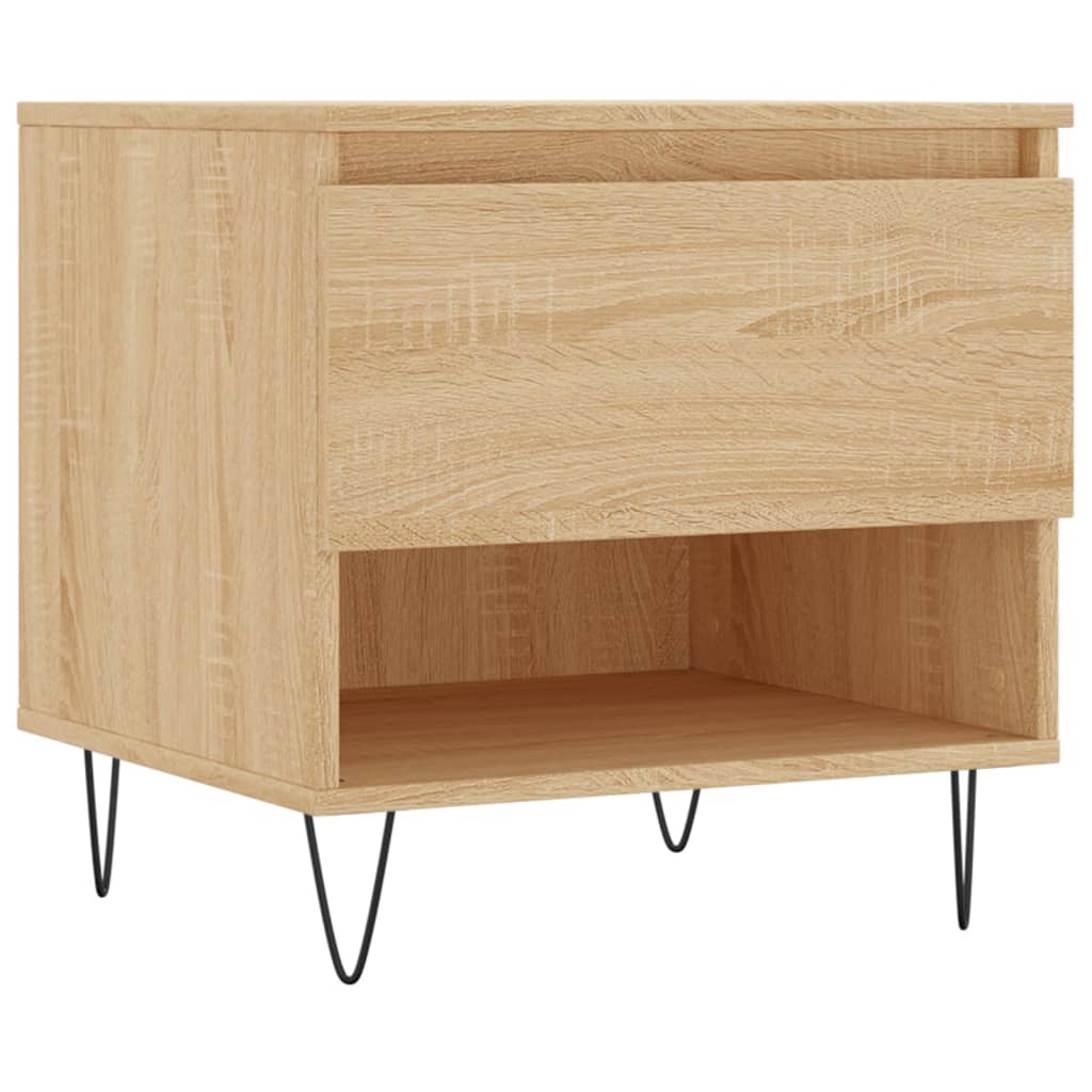Table basse chêne sonoma 50x46x50 cm bois d’ingénierie - Tables basses