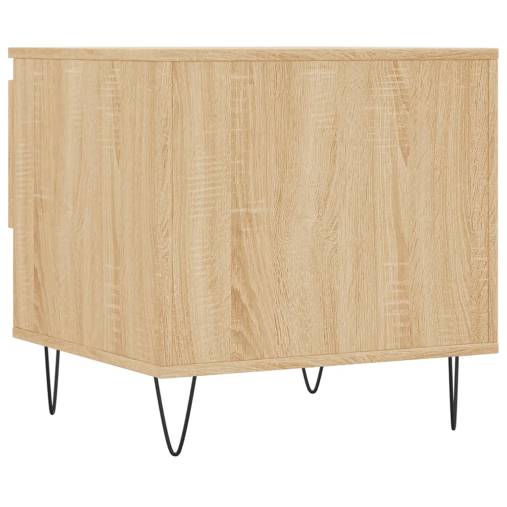 Table basse chêne sonoma 50x46x50 cm bois d’ingénierie - Tables basses