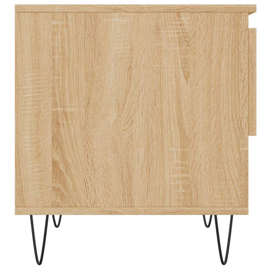 Table basse chêne sonoma 50x46x50 cm bois d’ingénierie - Tables basses
