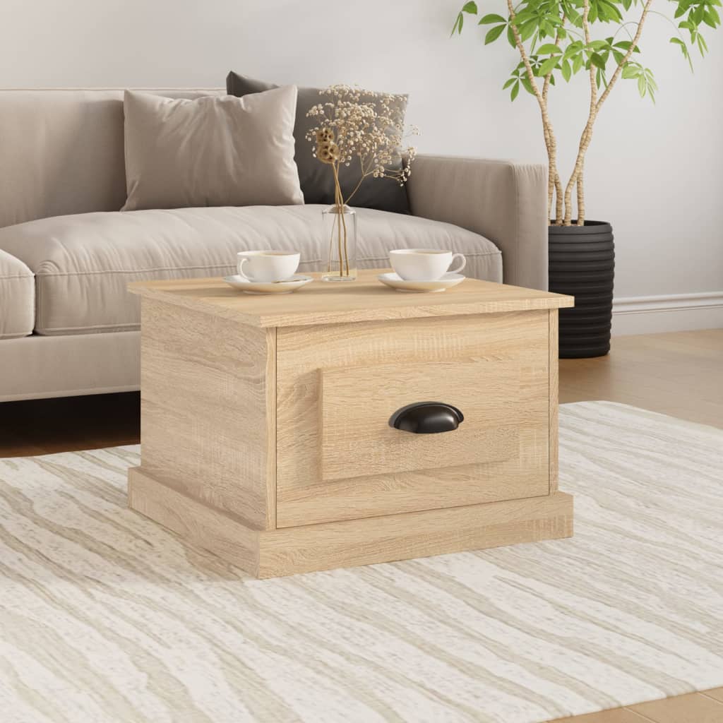 Table basse Chêne sonoma 50x50x35 cm Bois d’ingénierie - Tables basses