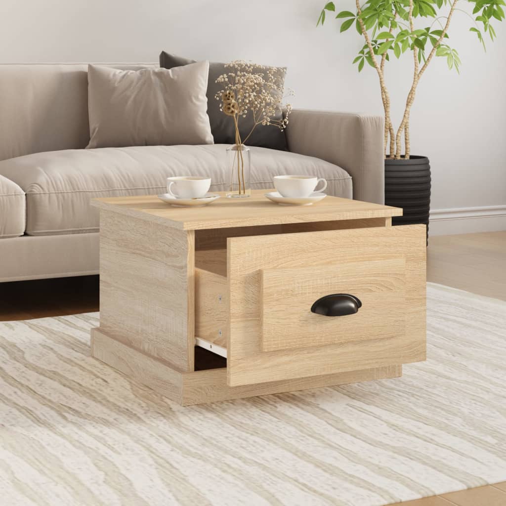 Table basse Chêne sonoma 50x50x35 cm Bois d’ingénierie - Tables basses