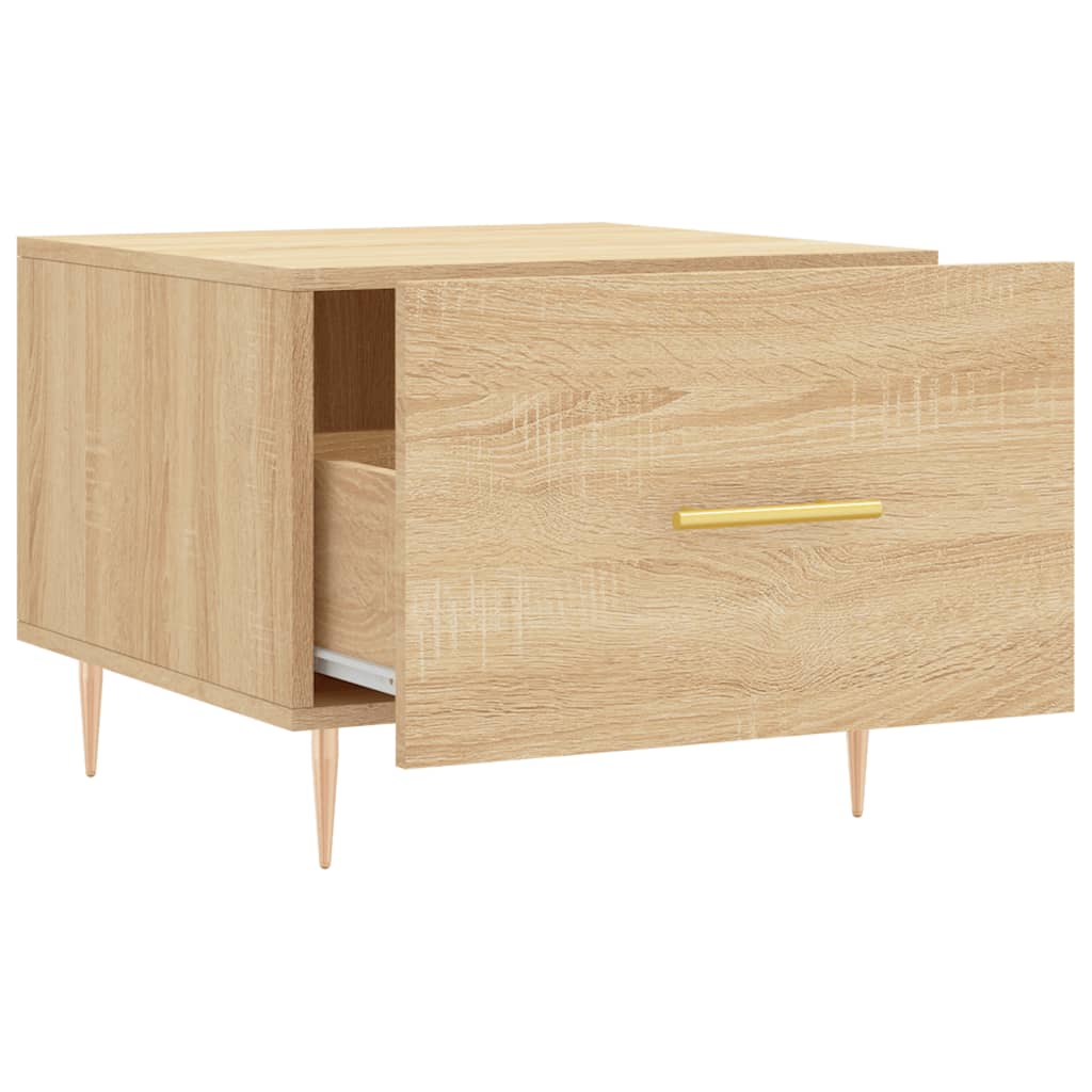 Table basse Chêne sonoma 50x50x40 cm Bois d’ingénierie - Tables basses