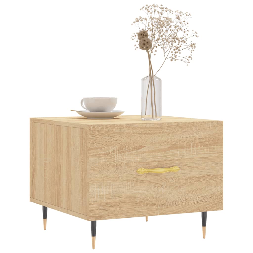 Table basse Chêne sonoma 50x50x40 cm Bois d’ingénierie - Tables basses