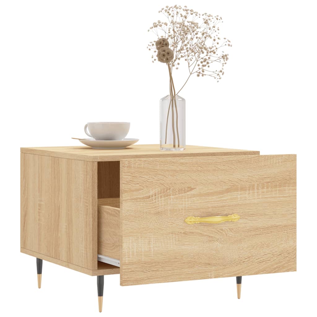 Table basse Chêne sonoma 50x50x40 cm Bois d’ingénierie - Tables basses