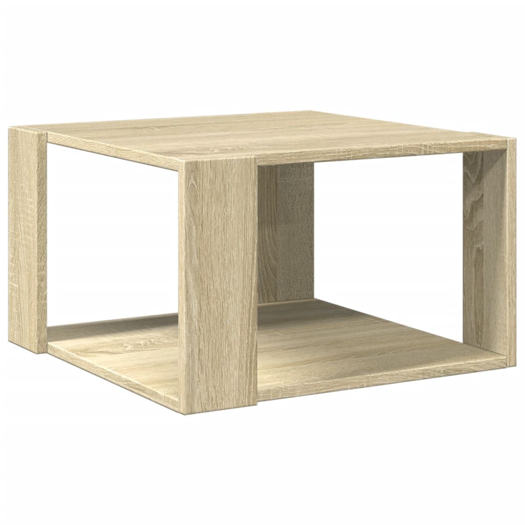 Table basse chêne sonoma 51,5x51,5x30 cm bois d’ingénierie - Tables basses