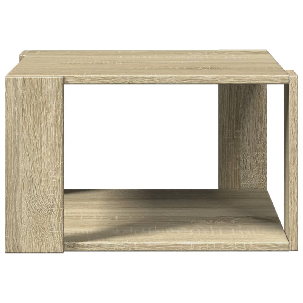 Table basse chêne sonoma 51,5x51,5x30 cm bois d’ingénierie - Tables basses