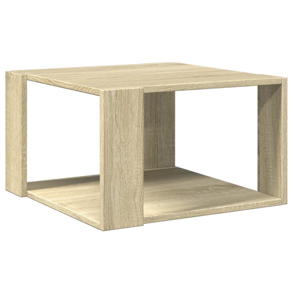 Table basse chêne sonoma 51,5x51,5x30 cm bois d’ingénierie - Tables basses